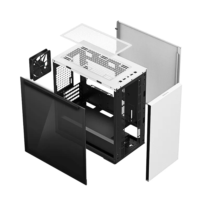 DEEPCOLL MACUBU 110 BK & FK120×6個 DeepCool-MACUBE 110 WH