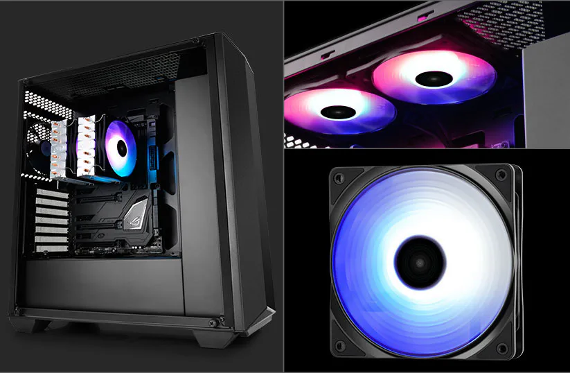 DeepCool　ケースファン　FC120　9枚セット FC120｜DEEPCOOL｜株式会社アユート PCパーツ・VR・オーディオ等