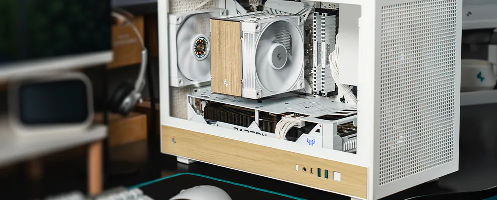 その他 DeepCool White case With PSU INCLUDE Cases - Products -DeepCool