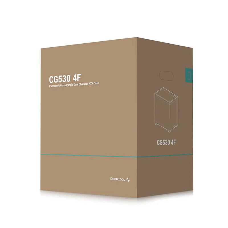 ★DeepCool CG530 4F WH ARGBファン4基標準搭載 CG530 4F - DeepCool