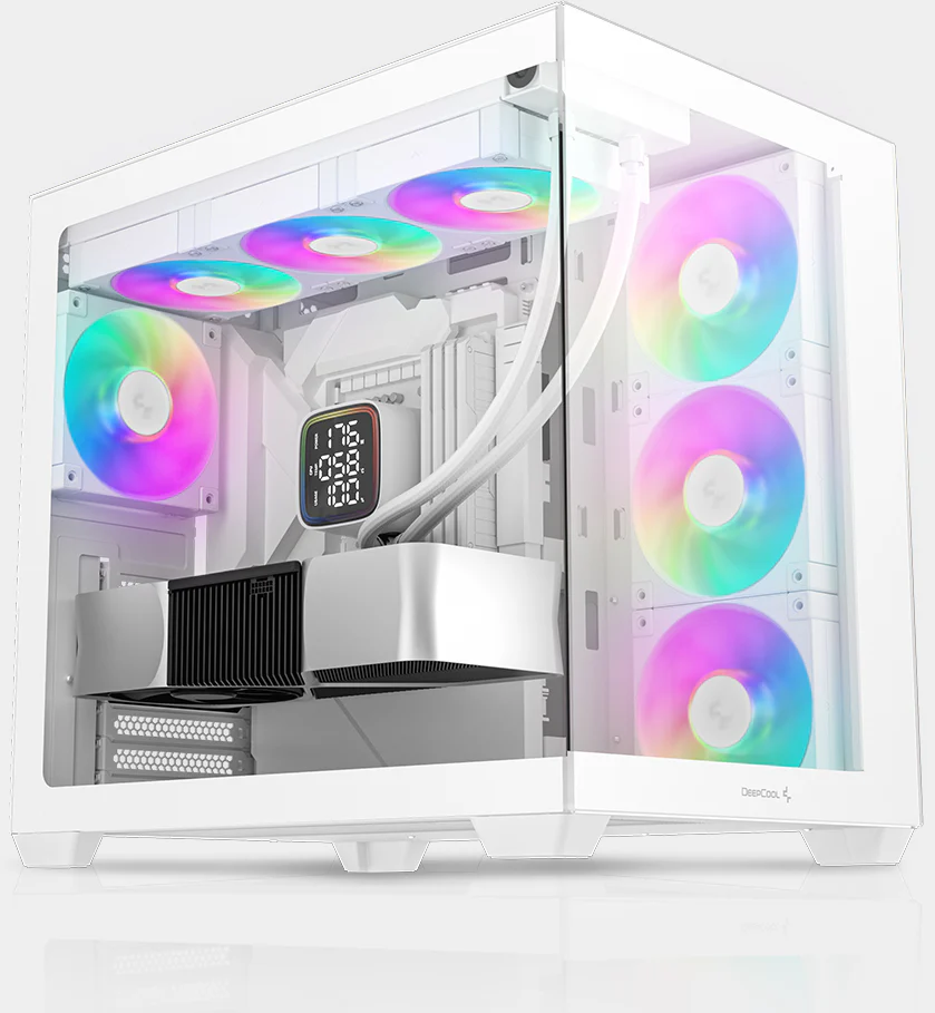 Deepcool CG530 Mid Tower Cabinet White - Green Apple Compunet
