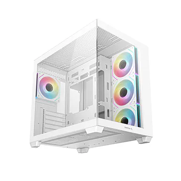 DEEPCOOL PCケース CG530 4F WH ホワイト DeepCool CG530 4F WH Unboxing Review | White Gaming PC Case
