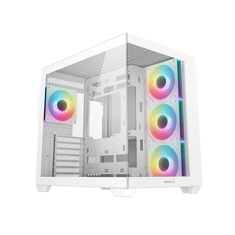 ★DeepCool CG530 4F WH ARGBファン4基標準搭載 CG530 4F WH - DeepCool