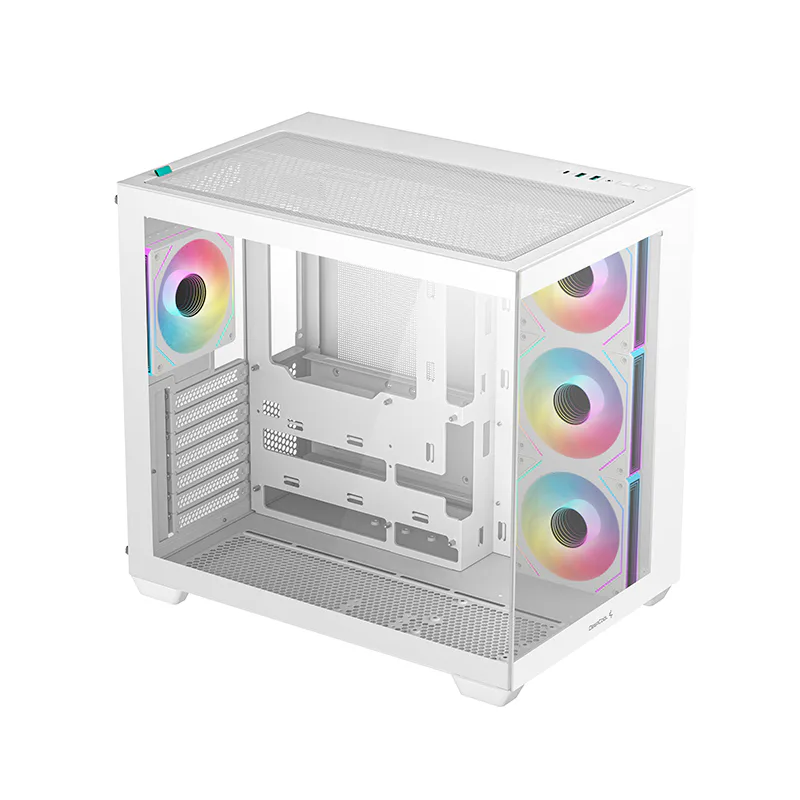 DEEPCOOL PCケース CG530 4F WH ホワイト DeepCool CG530 4F WH Unboxing Review | White Gaming PC Case