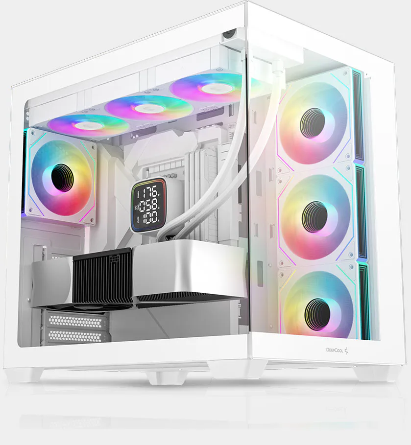 DeepCool CG530 4F WH Unboxing Review | White Gaming PC Case