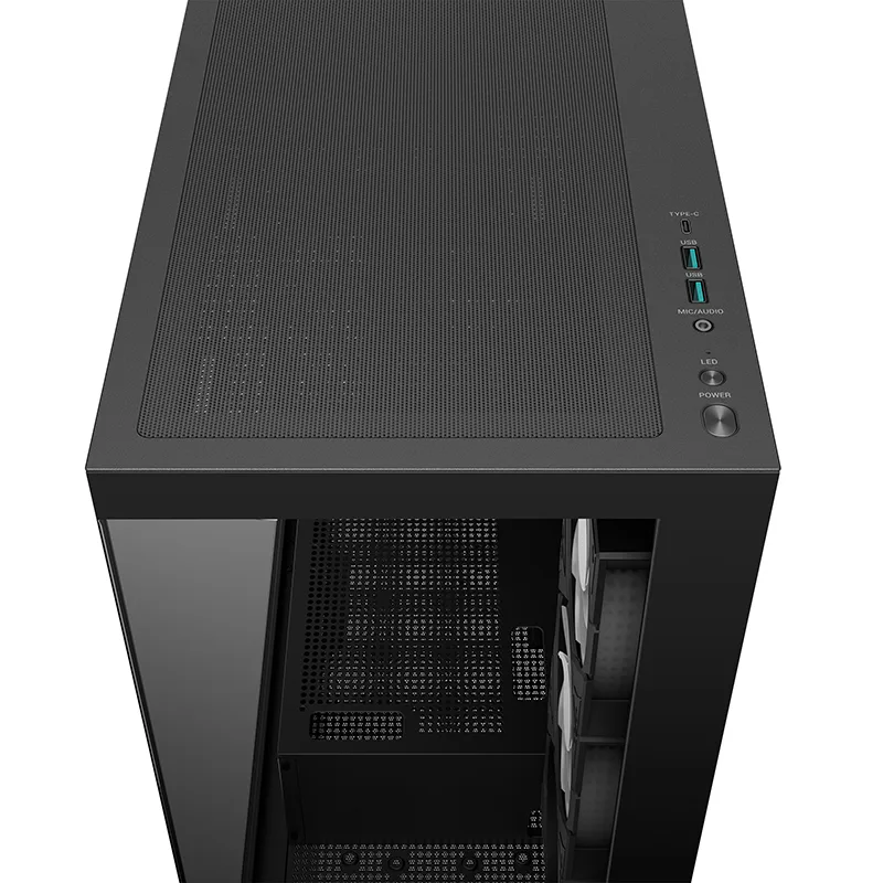 ★DeepCool PCケース 4F R-CG580-BKADA4-G-1 6933412765172 DeepCool ミドルタワー PCケース CG580 4F R