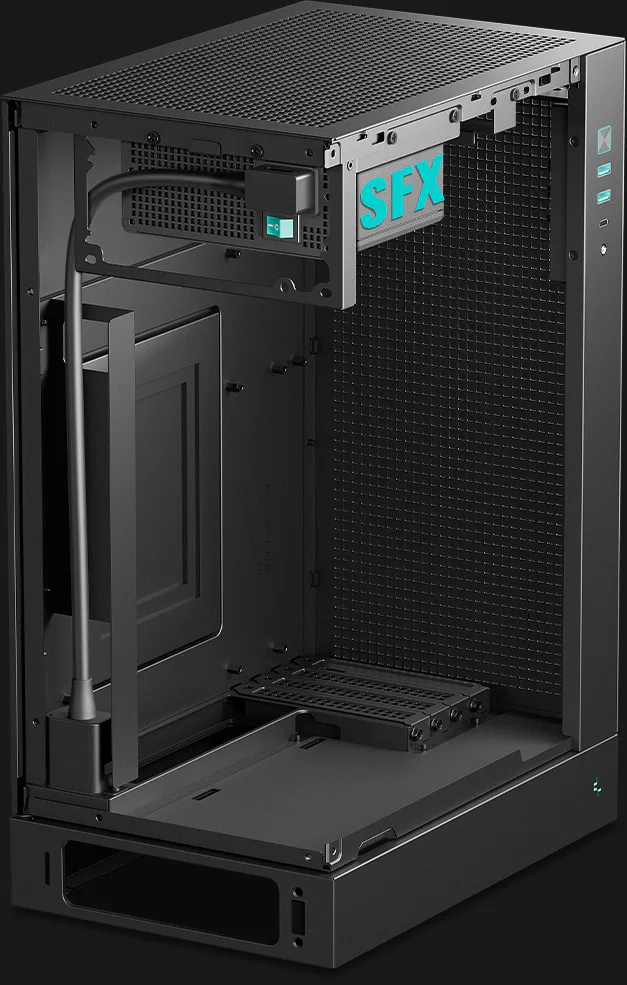 DEEPCOOL CH170 PLUS 機箱- 黑色- MATX 機箱- 機箱- 電腦組件- 環球