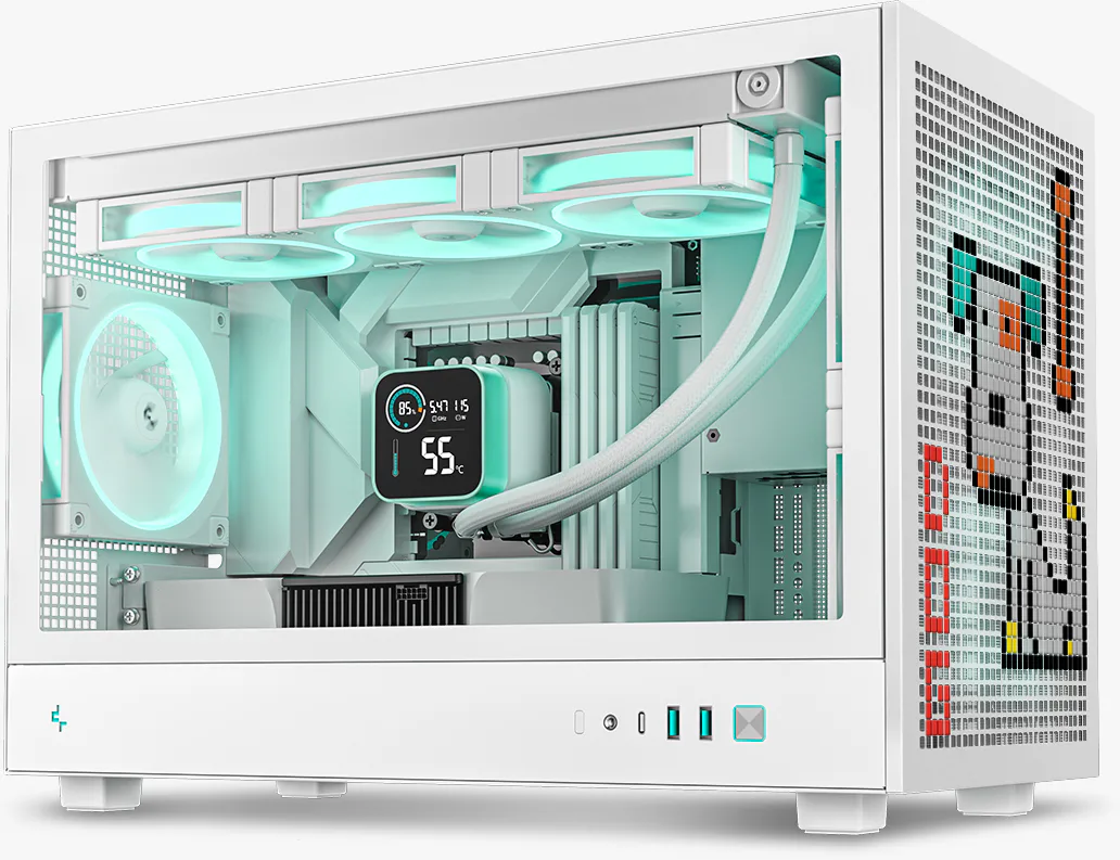 Deepcool CH260 ホワイト PCケース micro atx CH260 WH - DeepCool