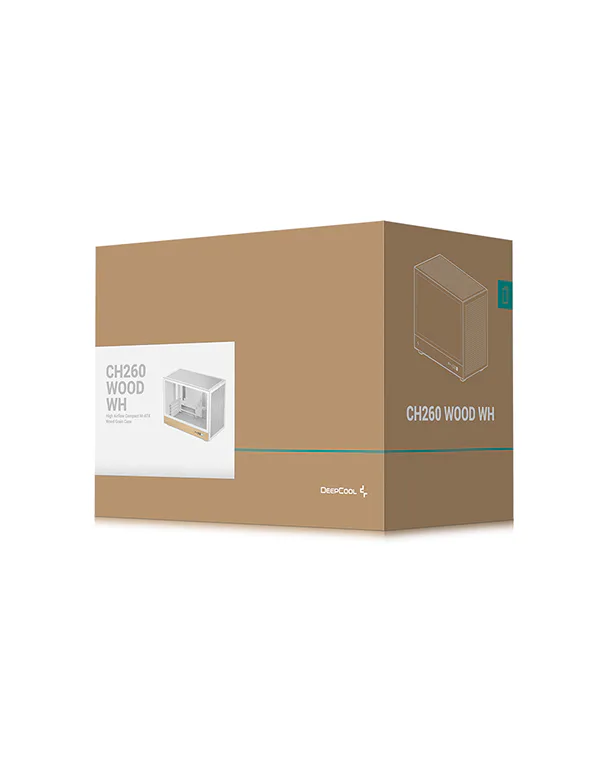 CH260 WOOD WH - DeepCool