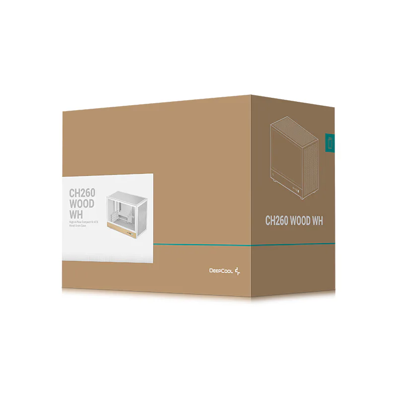 CH260 WOOD WH - DeepCool