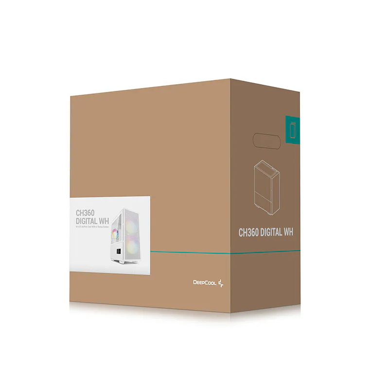 【新品】Deepcool CH360 DIGITAL WH MicroATX CH360 DIGITAL - DeepCool