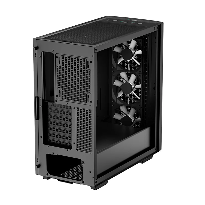 Transparent ATX MID-Tower Desktop Computer PC Gaming Case Tanslucent  Tempered Glass Panels with 9 PCS 120mm LED RGB Fans Pre-Installed with  Cooling Fans - China Computer Case and Gaming Case price