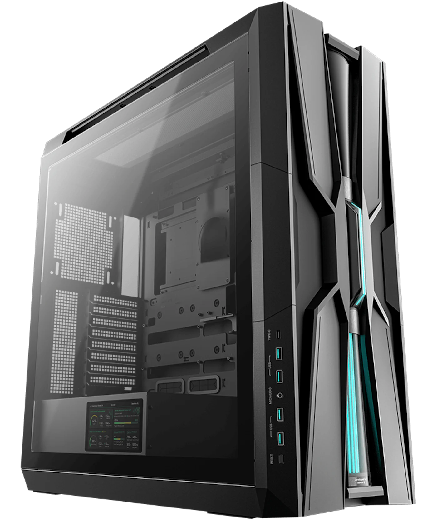 Premium interior layout of CH890 DIGITAL EX highlighting expanded internal structure
