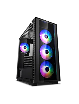 Deepcool E-ATX対応 ミドルタワー PCケース CH510 R-CH510-BKNNE1-G-1 CS8492 RGB LEDストリップ標準搭載ミドルタワーPCケース「MATREXX 55 ADD-RGB