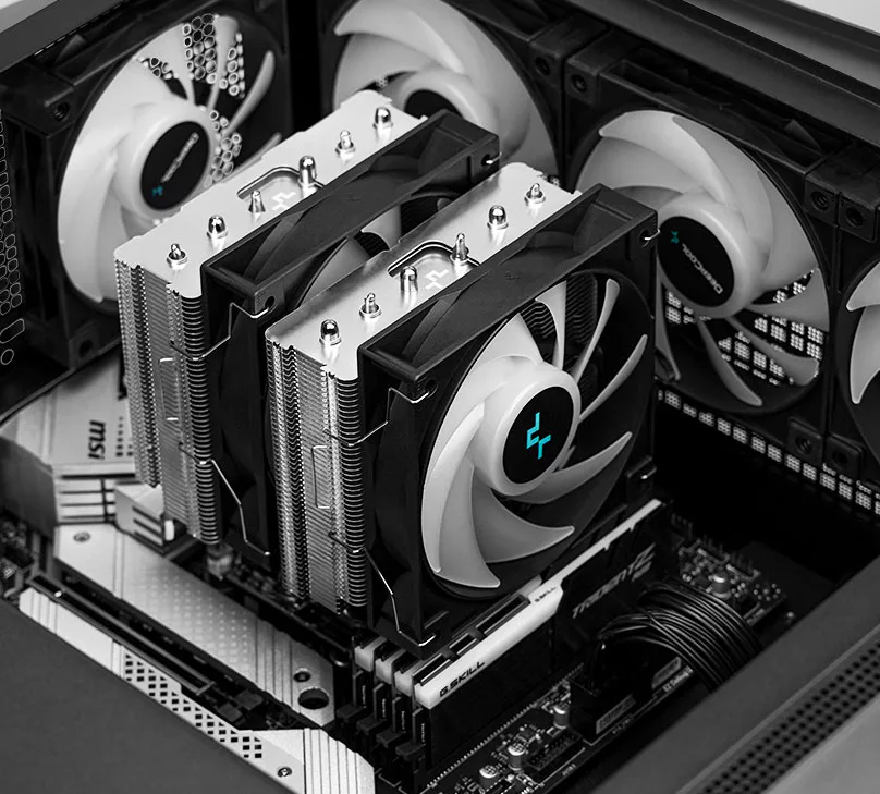 超人気の Deepcool 120mmAGRBファン搭載 冷却パフォーマンスの良い