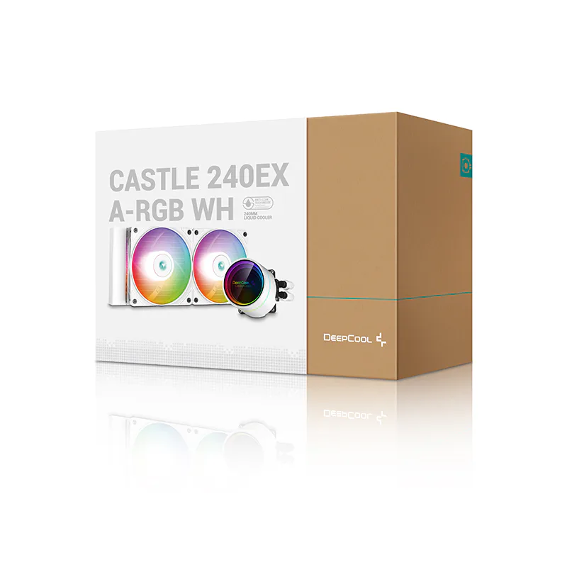 DeepCool CASTLE 240 EX WHITEとファンのセット CASTLE 240EX WHITE - DeepCool