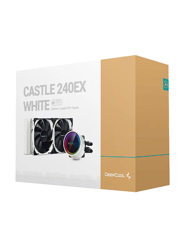 DeepCool CASTLE 240 EX WHITEとファンのセット CASTLE 240EX WHITE - DeepCool