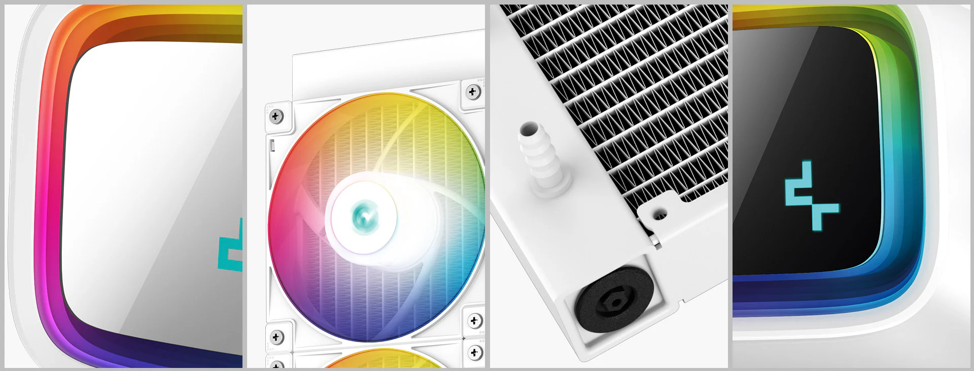 DEEPCOOL AIO Liquid Cooler LS520 ARGB , White