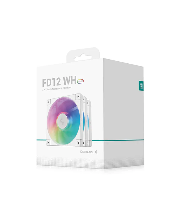 コンビファン　白 FD12 ARGB WH-3 IN 1 - DeepCool