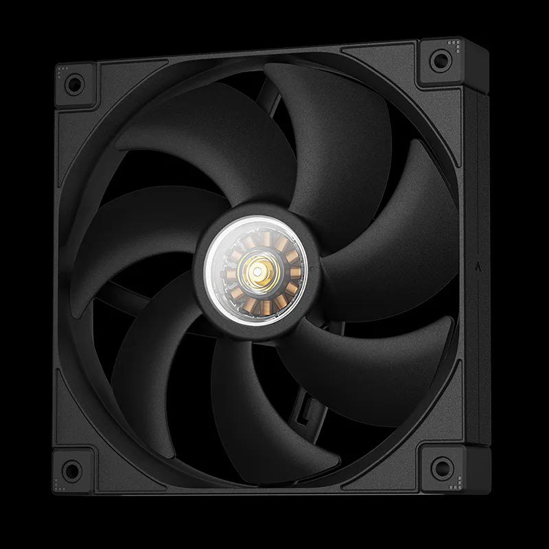 Fan DeepCool FT14 140mm negro con hub transparente